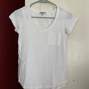 White T-shirt with pocket